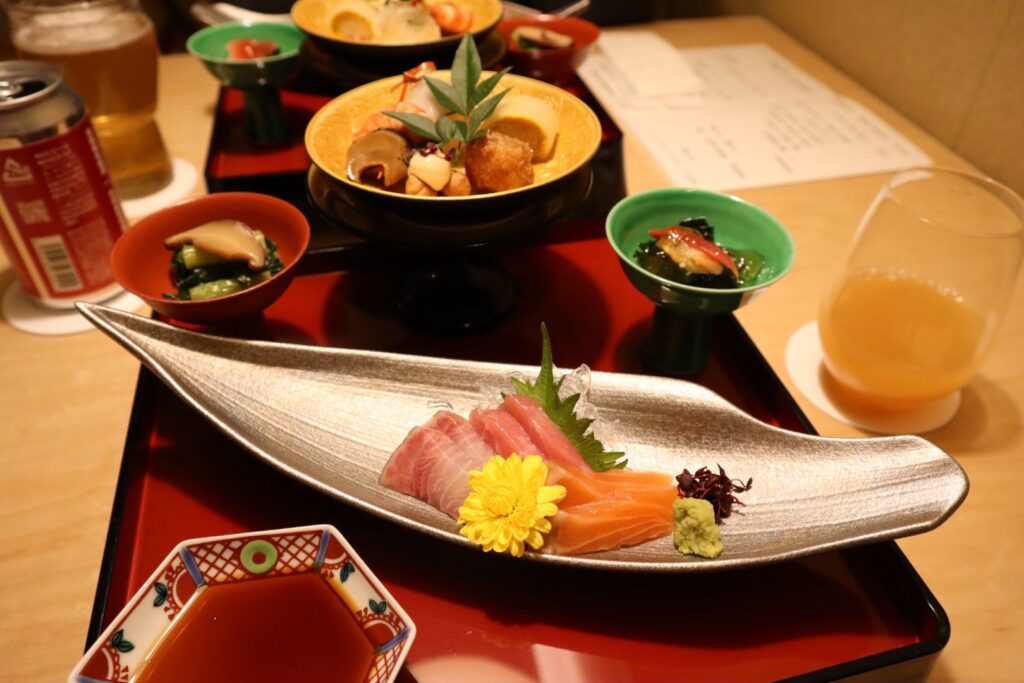 界秋保夕食